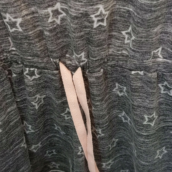 Jenni Intimates L Star Print Drawstring PJ Romper - Picture 3 of 6